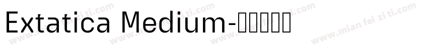 Extatica Medium字体转换